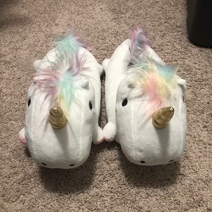 Unicorn slippers